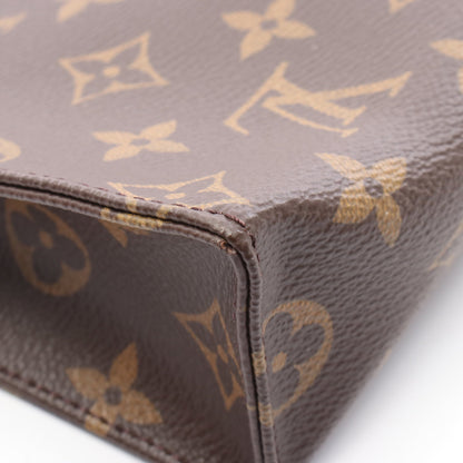 ポッシュトワレット26 モノグラム クラッチバッグ PVC レザー ブラウン ルイヴィトン バッグ LOUIS VUITTON
