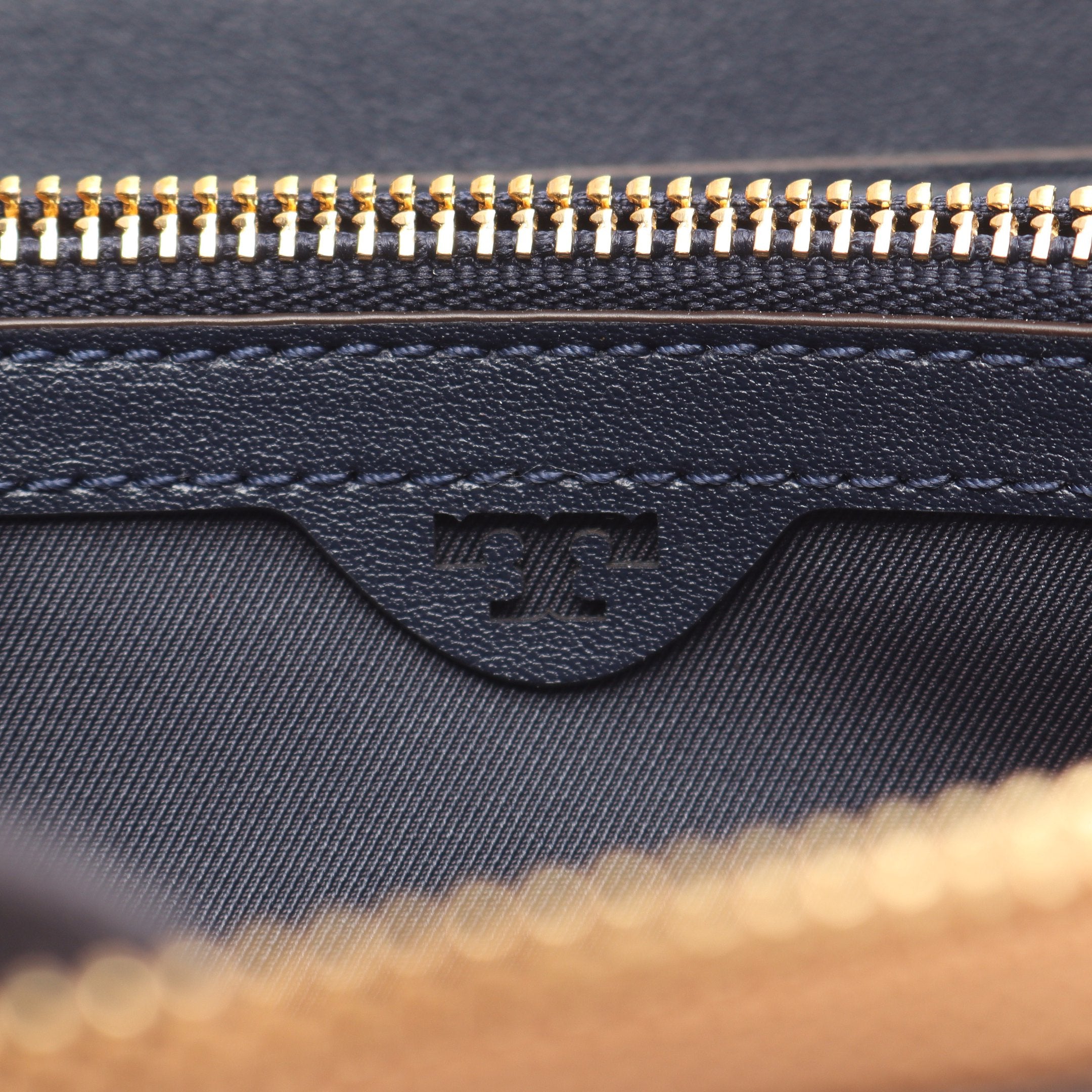 ロビンソン ラウンドファスナー長財布 レザー ライトブラウン