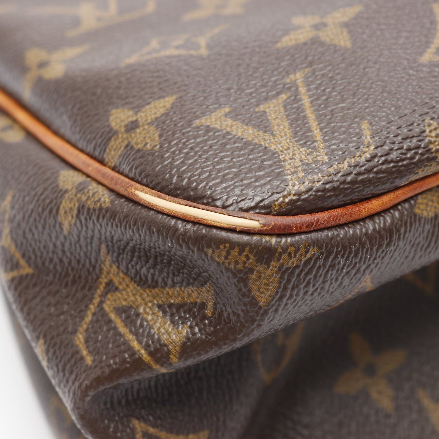 バティニョール オリゾンタル モノグラム ショルダーバッグ PVC レザー ブラウン ルイヴィトン バッグ LOUIS VUITTON