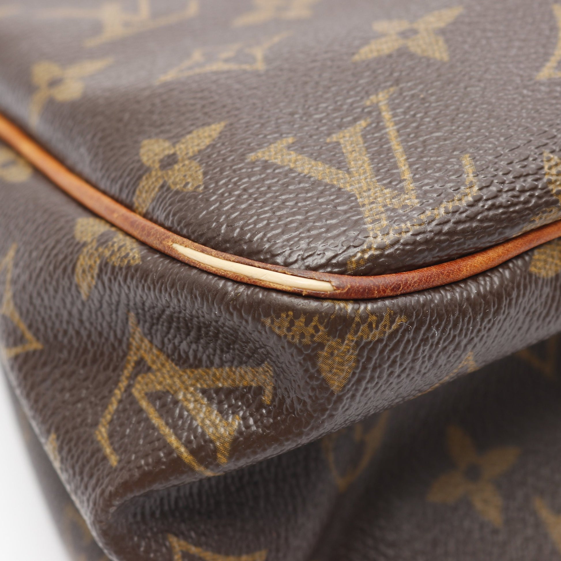 バティニョール オリゾンタル モノグラム ショルダーバッグ PVC レザー ブラウン ルイヴィトン バッグ LOUIS VUITTON