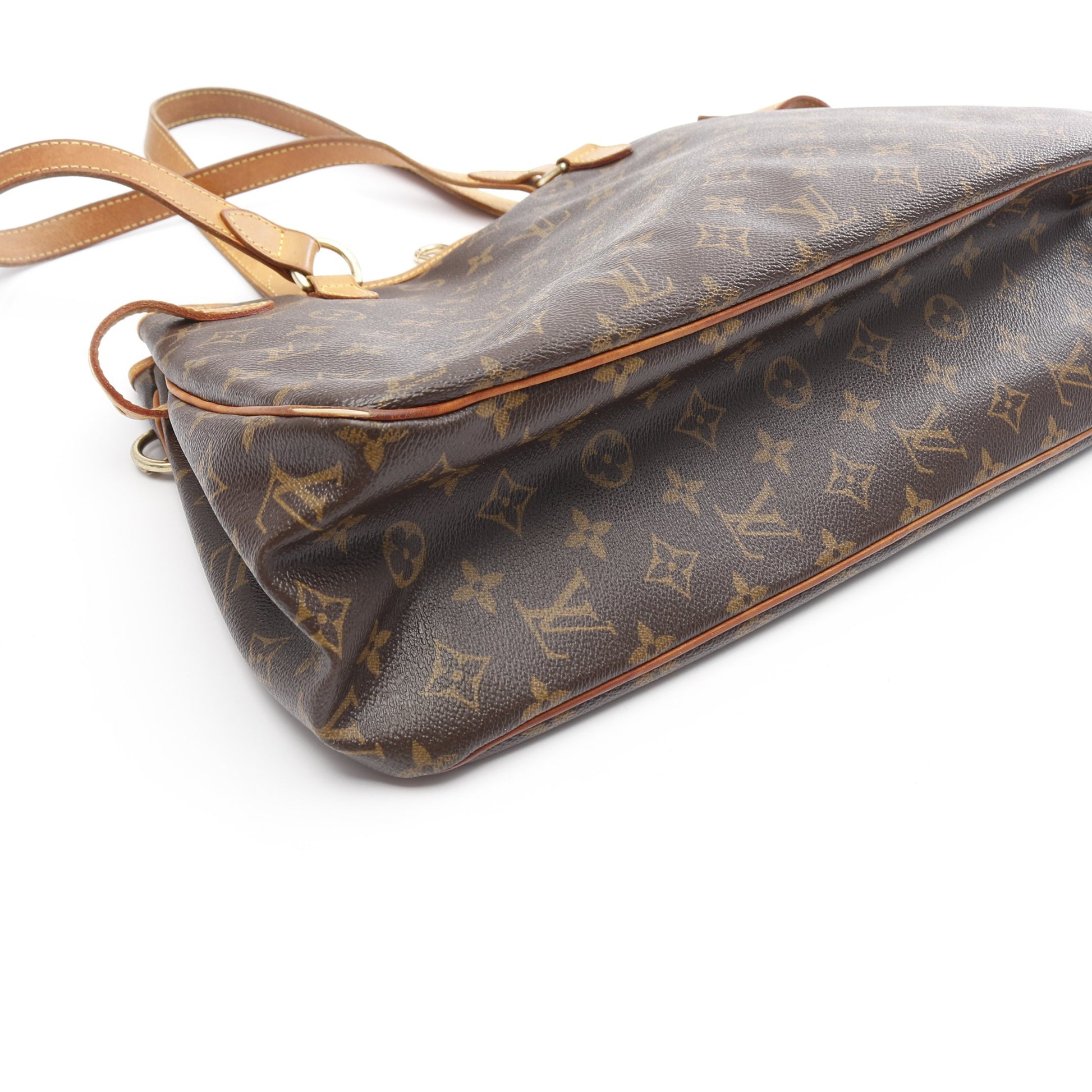 バティニョール オリゾンタル モノグラム ショルダーバッグ PVC レザー ブラウン ルイヴィトン バッグ LOUIS VUITTON