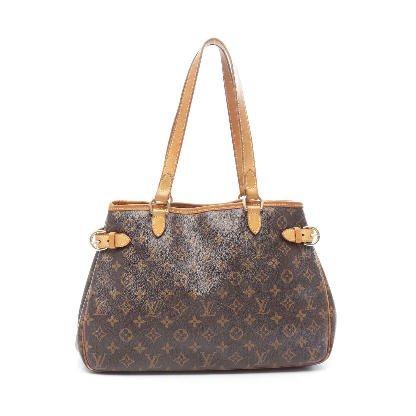 バティニョール オリゾンタル モノグラム ショルダーバッグ PVC レザー ブラウン ルイヴィトン バッグ LOUIS VUITTON