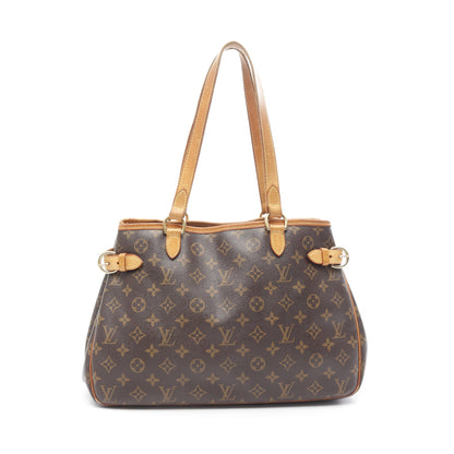 バティニョール オリゾンタル モノグラム ショルダーバッグ PVC レザー ブラウン ルイヴィトン バッグ LOUIS VUITTON