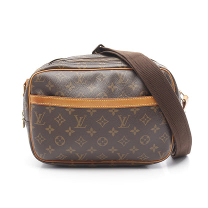 リポーターPM モノグラム ショルダーバッグ PVC レザー ブラウン ルイヴィトン バッグ LOUIS VUITTON