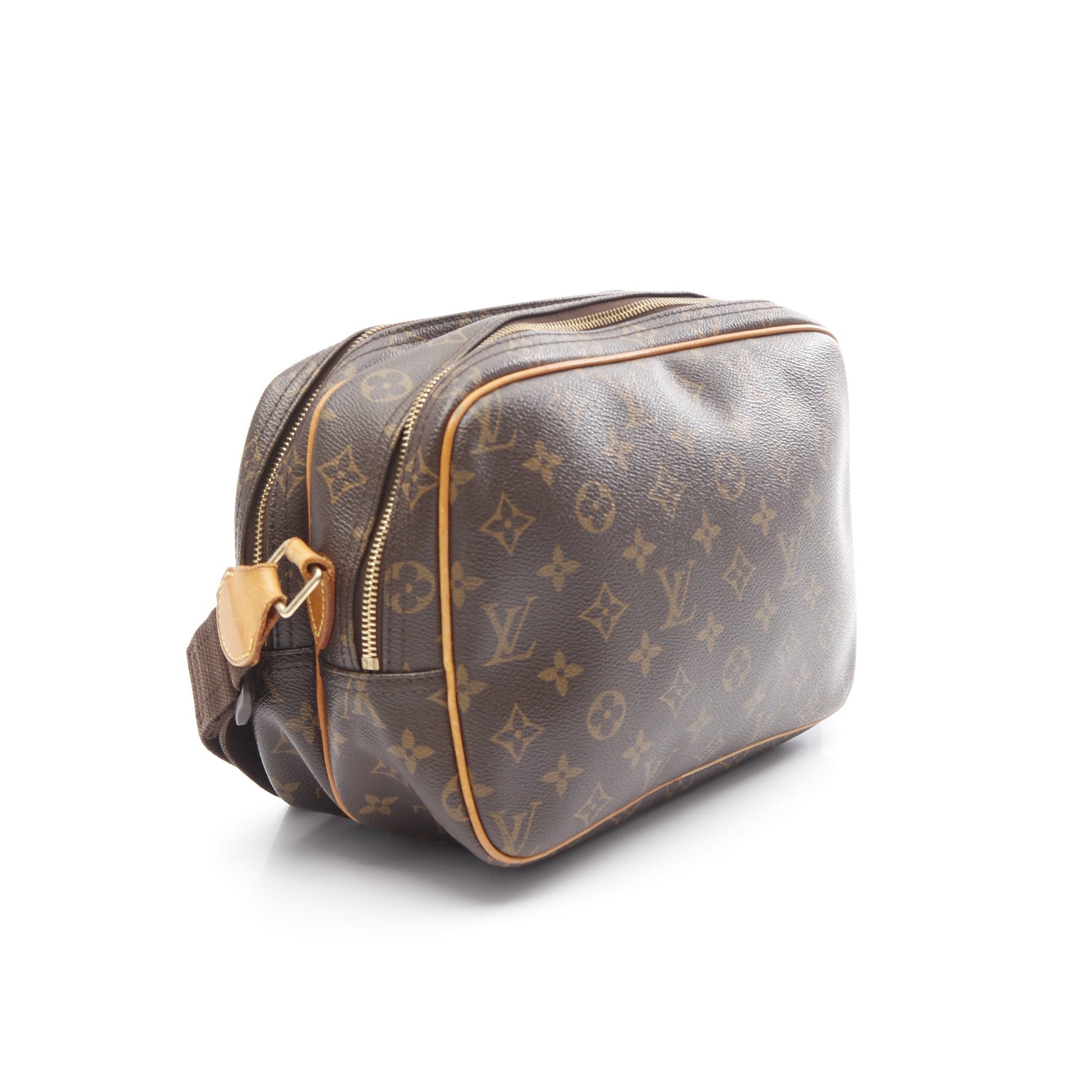 リポーターPM モノグラム ショルダーバッグ PVC レザー ブラウン ルイヴィトン バッグ LOUIS VUITTON