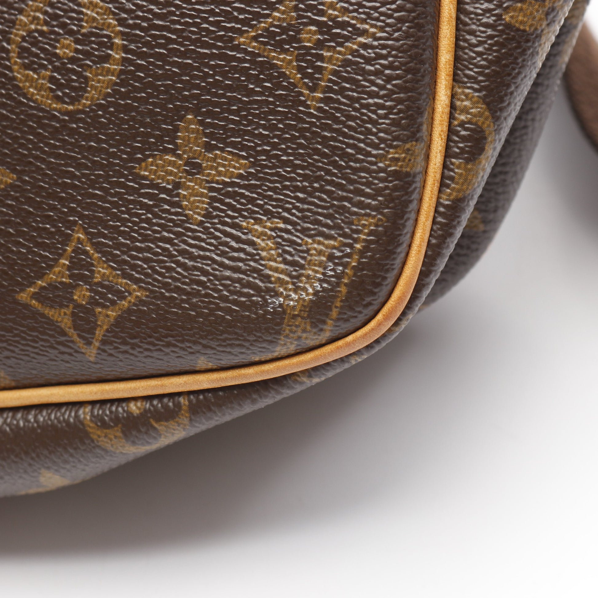 リポーターPM モノグラム ショルダーバッグ PVC レザー ブラウン ルイヴィトン バッグ LOUIS VUITTON
