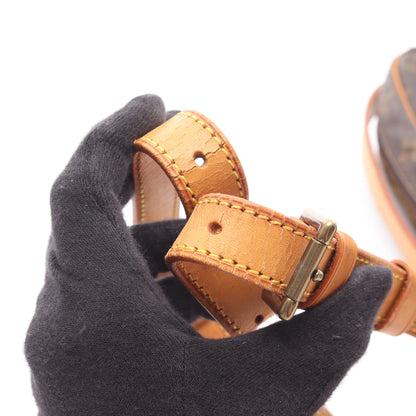 ジュヌフィーユ モノグラム ショルダーバッグ PVC レザー ブラウン ルイヴィトン バッグ LOUIS VUITTON