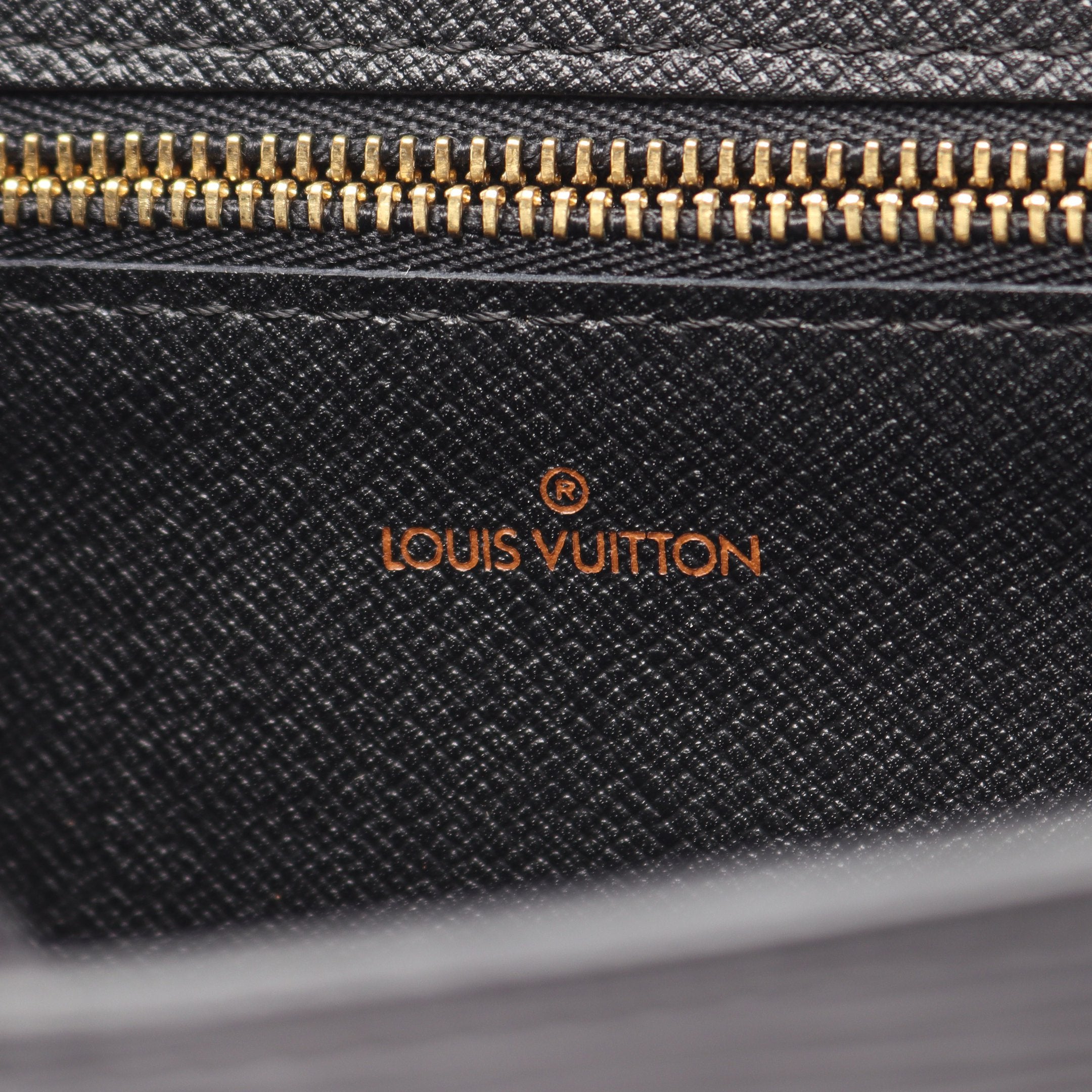 アールデコ エピ ノワール クラッチバッグ レザー ブラック ルイ