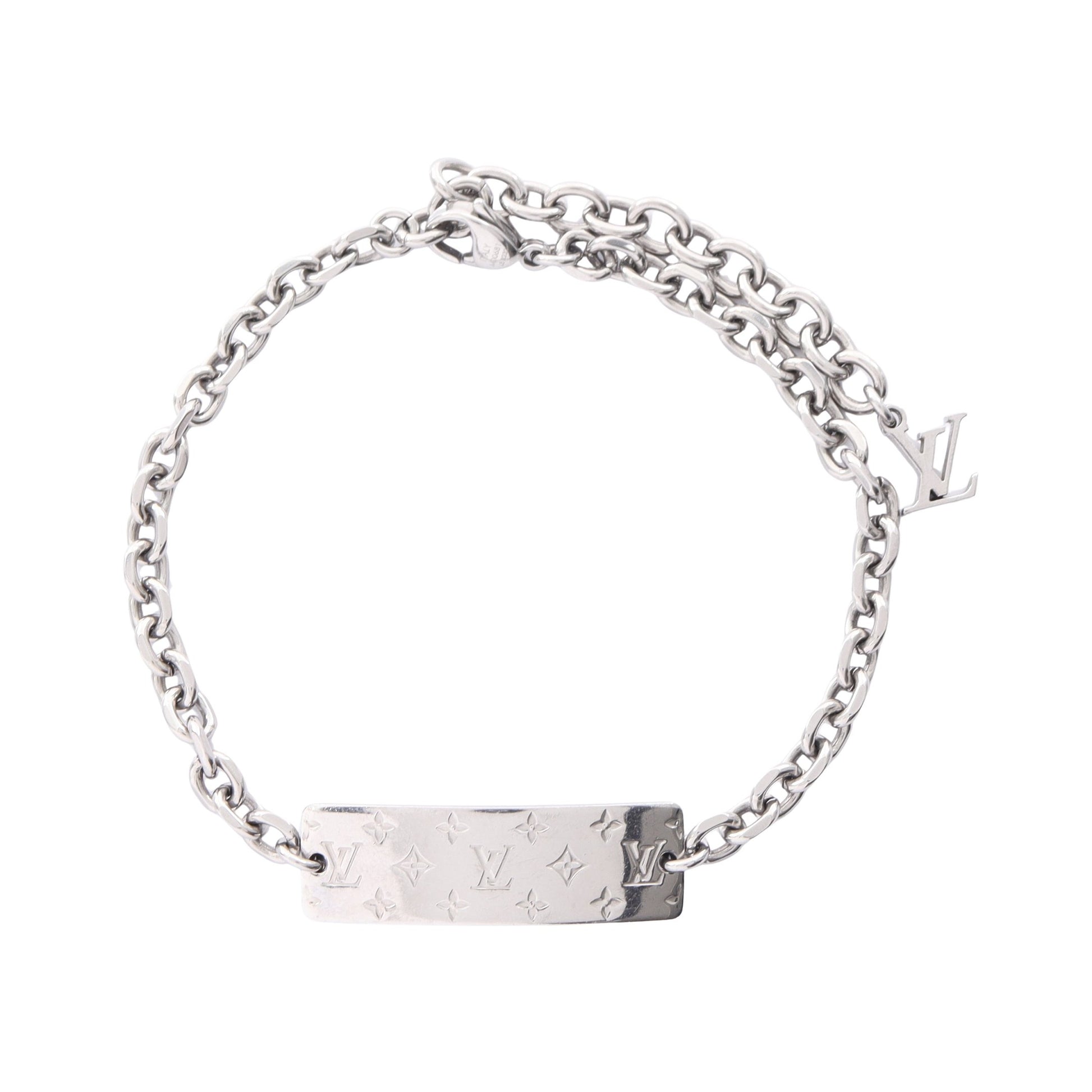 モノグラム ボールド ブレスレット シルバー ルイヴィトン アクセサリー LOUIS VUITTON