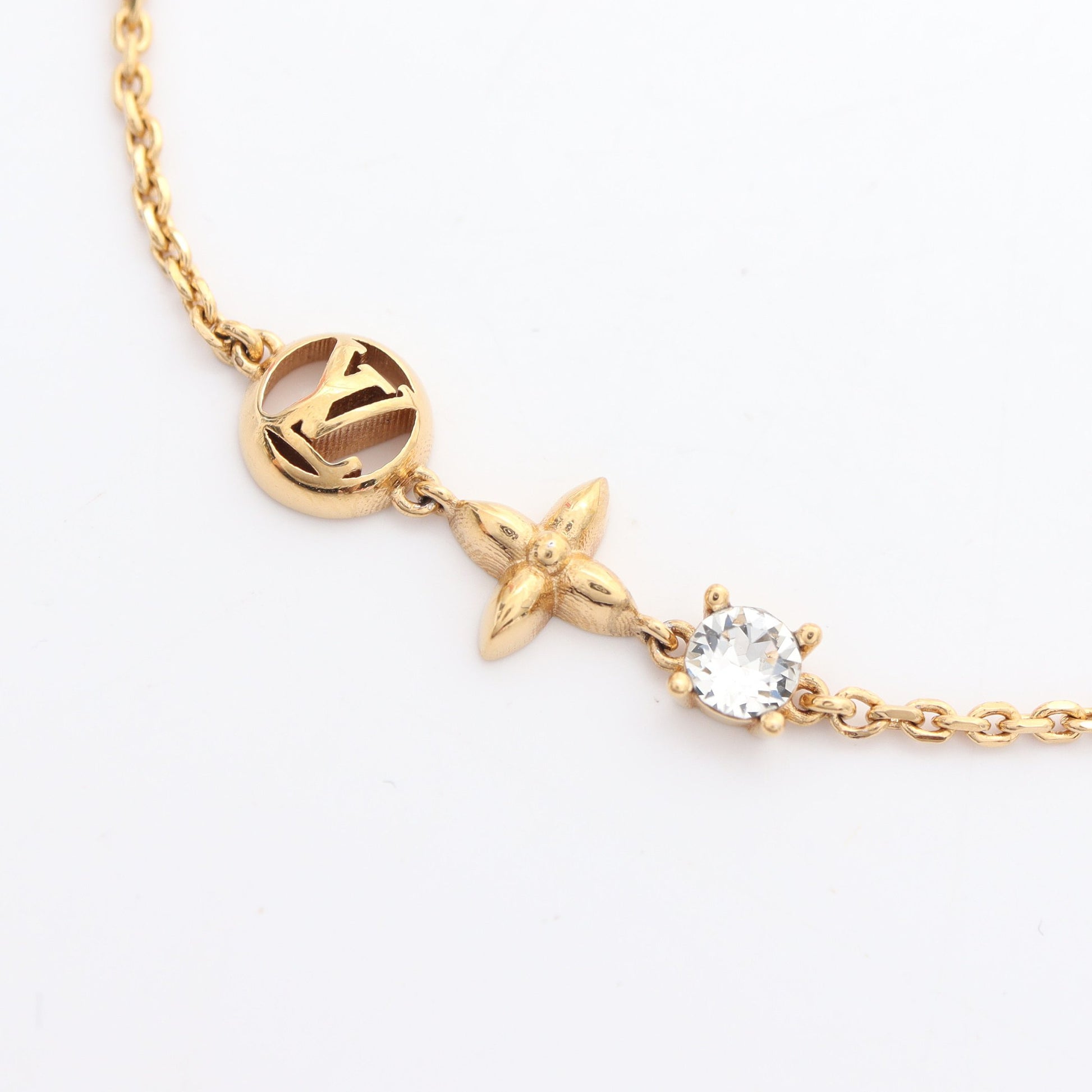 プティ ルイ ブレスレット GP ラインストーン ゴールド クリア ルイヴィトン アクセサリー LOUIS VUITTON