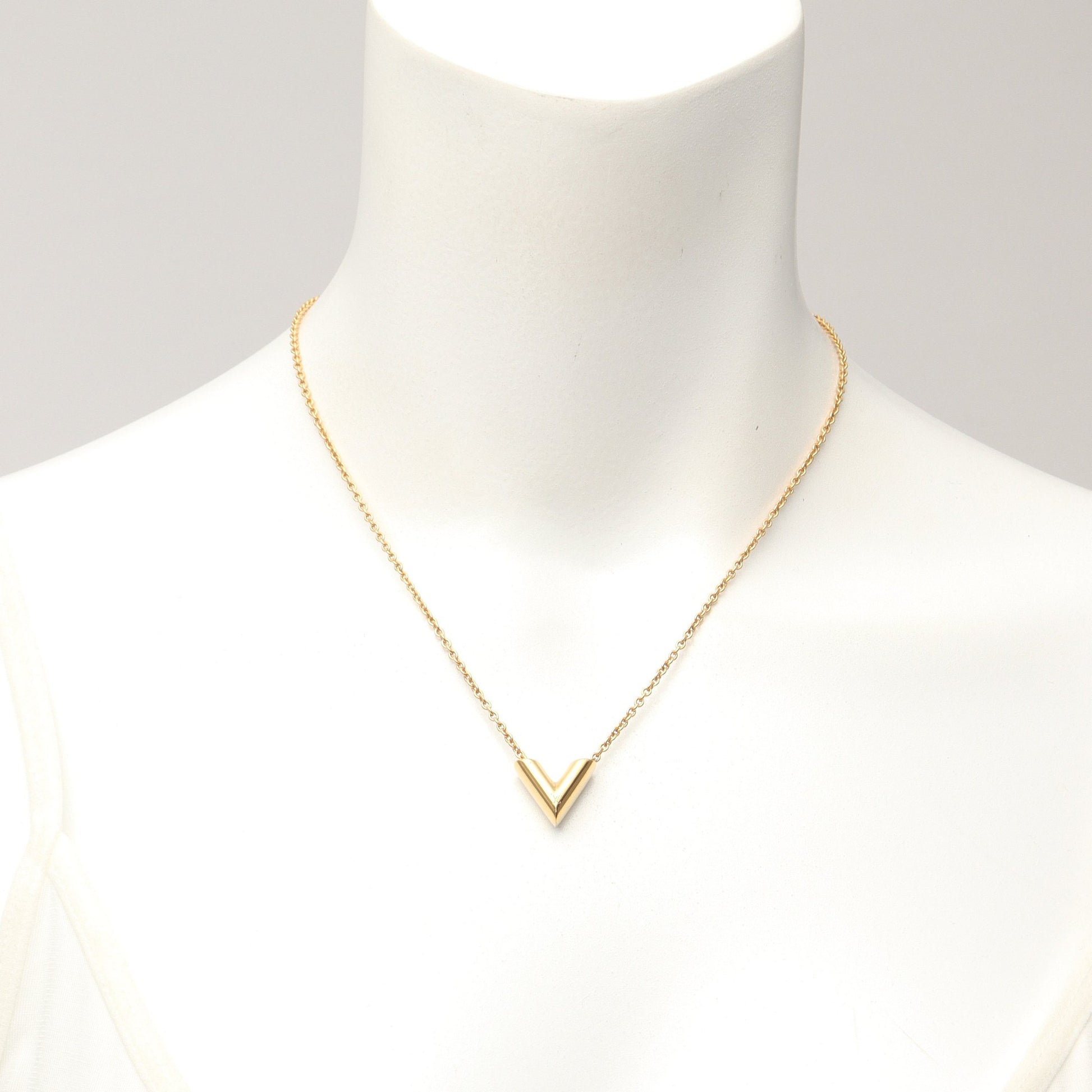 エセンシャルV ネックレス GP ゴールド ルイヴィトン アクセサリー LOUIS VUITTON