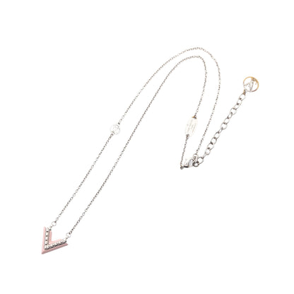 エッセンシャルV ネックレス シルバー ライトピンク ルイヴィトン アクセサリー LOUIS VUITTON