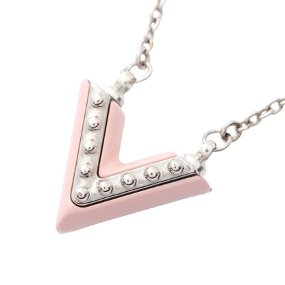 エッセンシャルV ネックレス シルバー ライトピンク ルイヴィトン アクセサリー LOUIS VUITTON