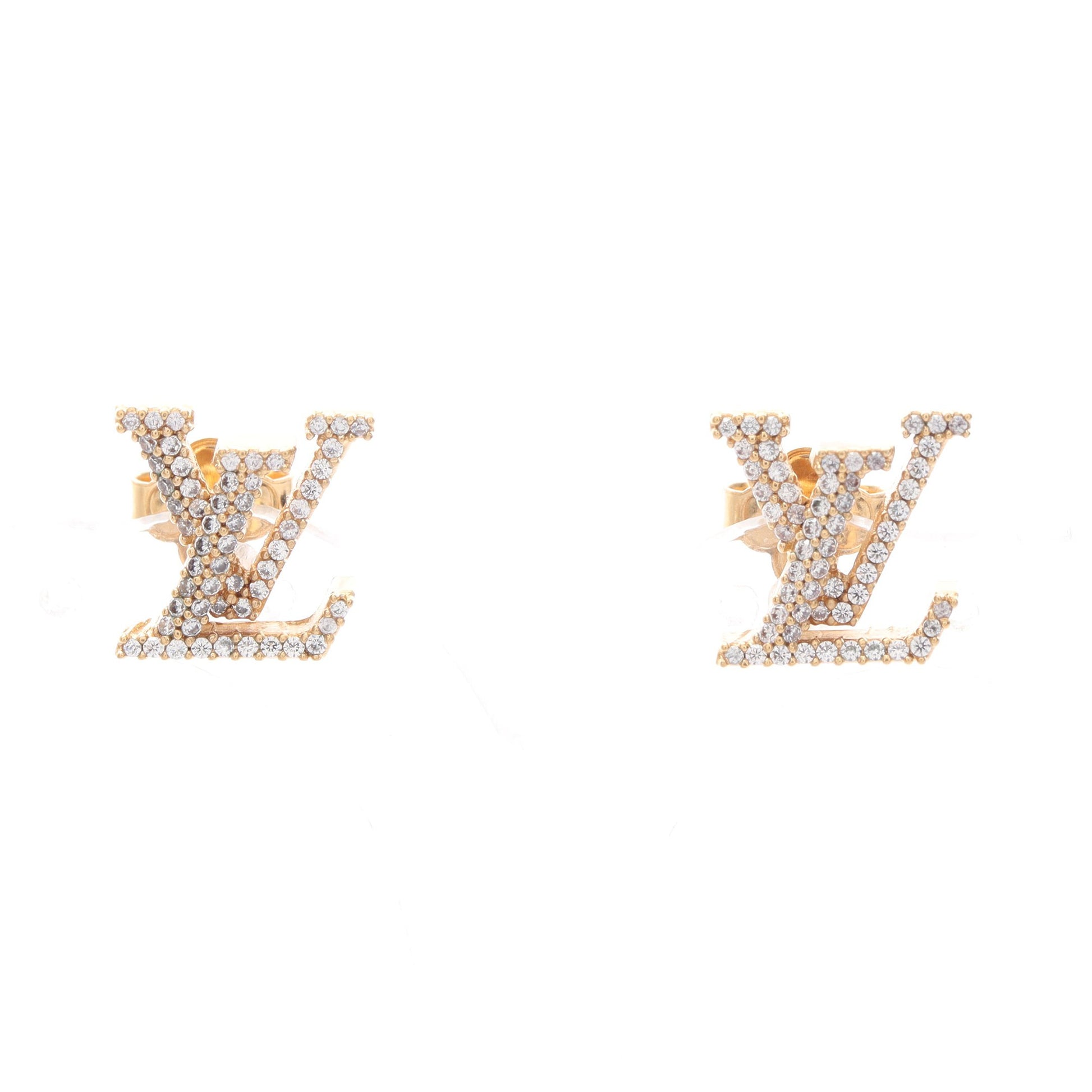 ブックル ドレイユ LV アイコニック ストラス ピアス GP ラインストーン ゴールド クリア ルイヴィトン アクセサリー LOUIS VUITTON