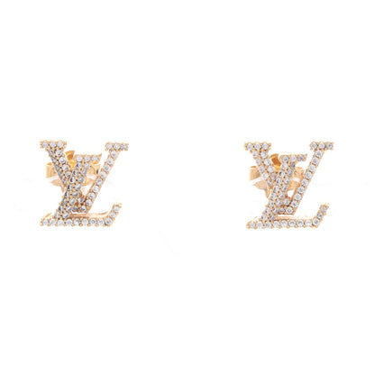 ブックル ドレイユ LV アイコニック ストラス ピアス GP ラインストーン ゴールド クリア ルイヴィトン アクセサリー LOUIS VUITTON