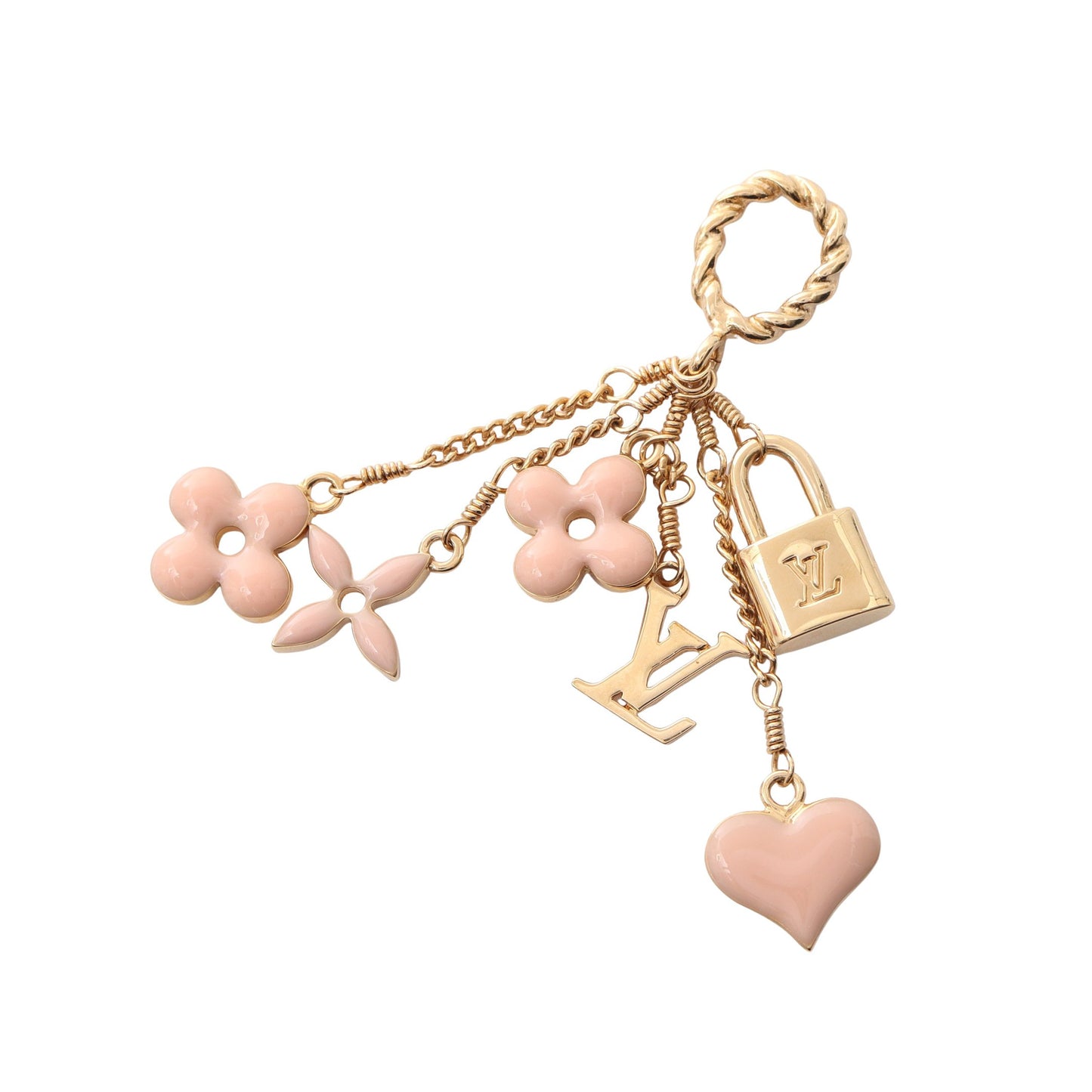 パンダンティフ スウィートモノグラム ブロン ペンダントトップ GP ゴールド ピンク ルイヴィトン アクセサリー LOUIS VUITTON