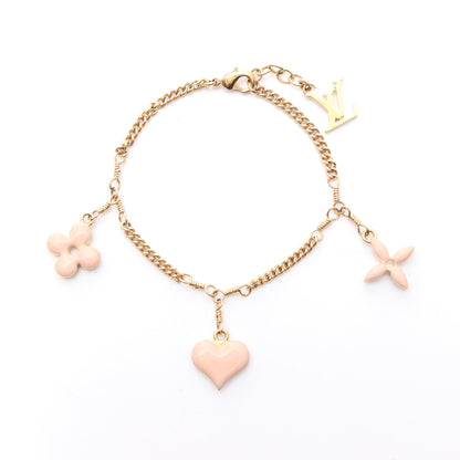 ブラスレ スウィートモノグラム ブレスレット GP ゴールド ピンク ルイヴィトン アクセサリー LOUIS VUITTON