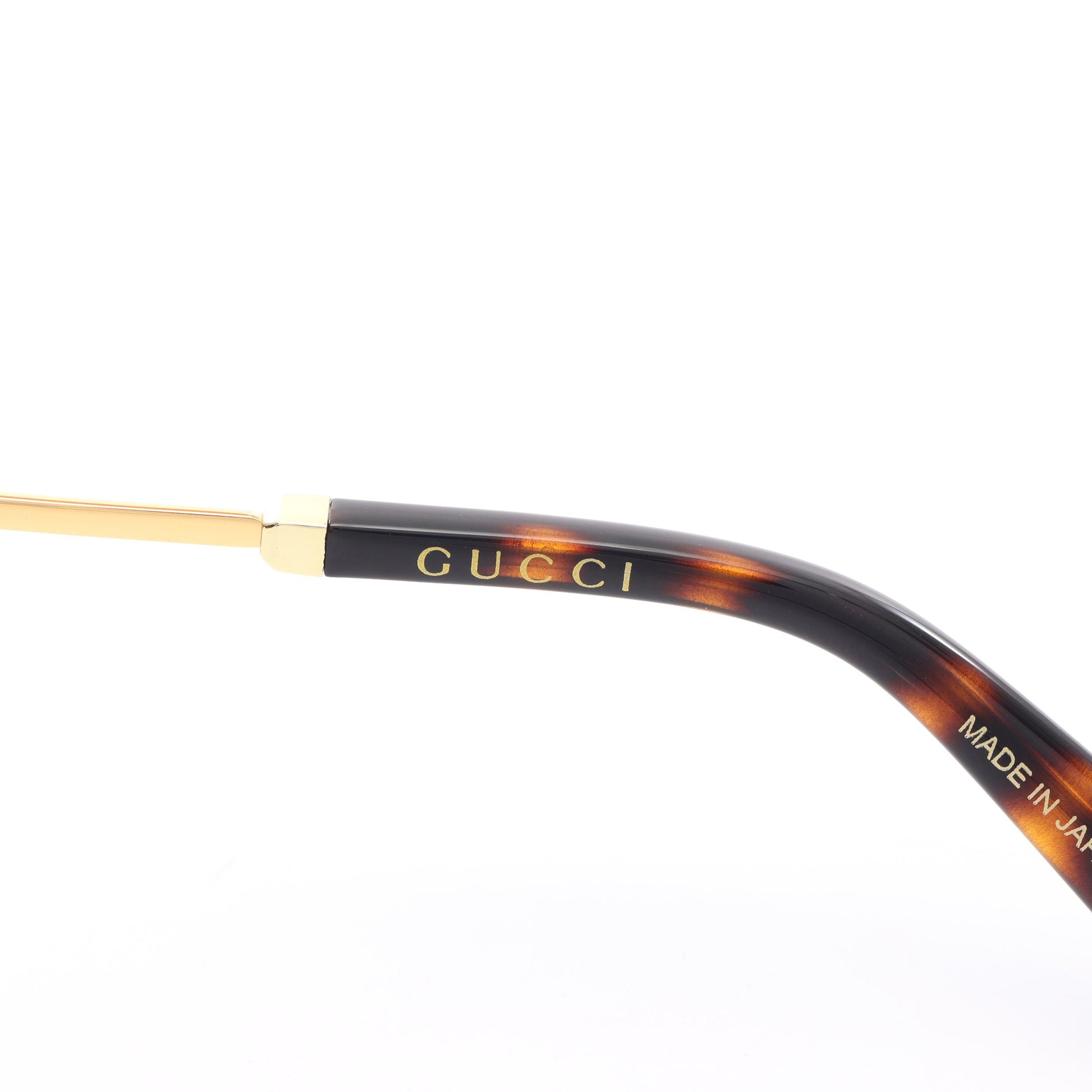 サングラス べっ甲柄 GP ダークブラウン ゴールド グッチ 財布・小物 GUCCI