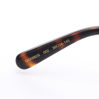 サングラス べっ甲柄 GP ダークブラウン ゴールド グッチ 財布・小物 GUCCI