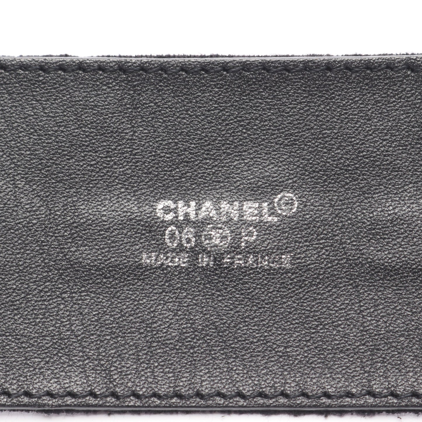 ココマーク ベルト フラワー スパンコール ファブリック レザー ブラック シルバー金具 06P シャネル 財布・小物 CHANEL