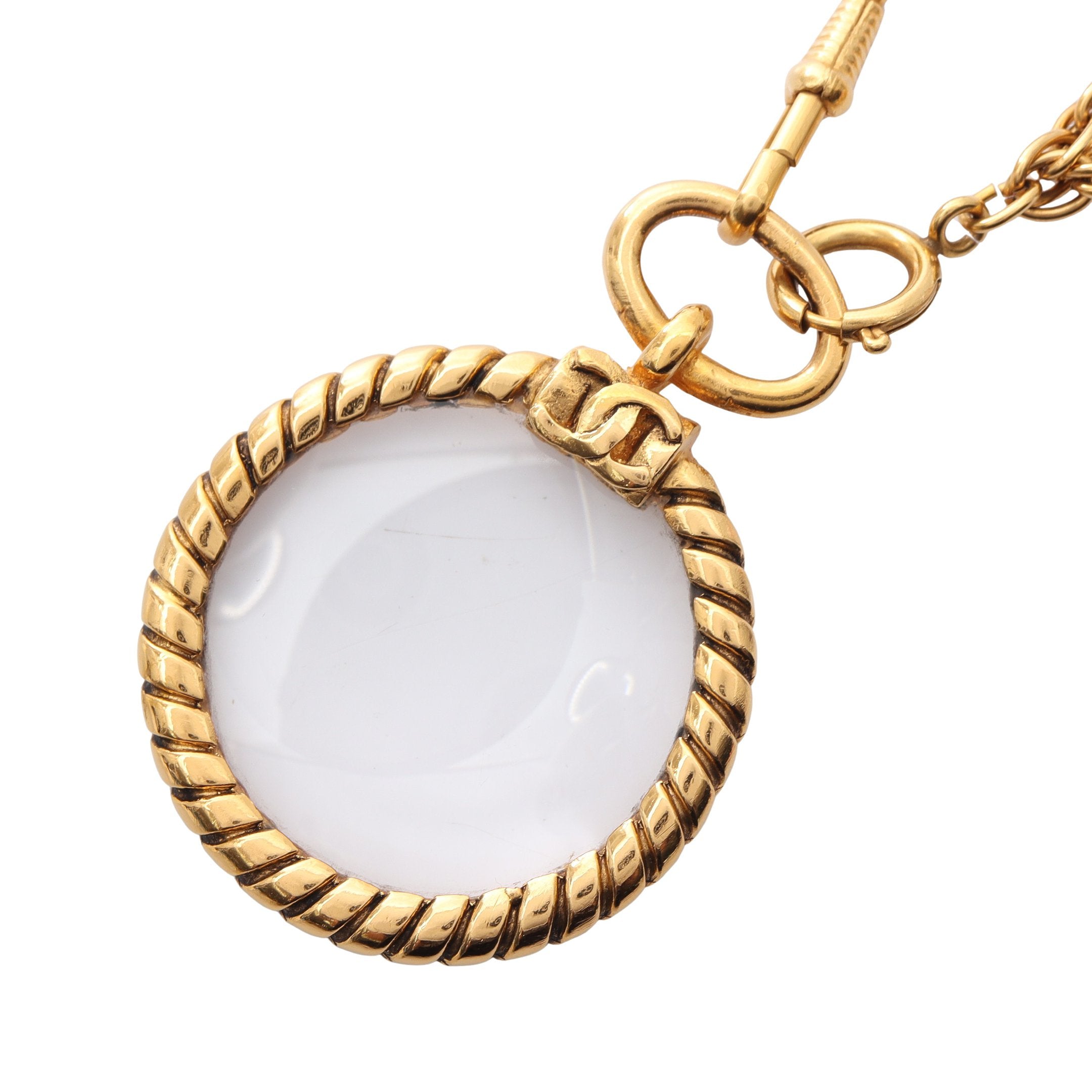 ヴィンテージ シャネル　ルーペネックレス お値下げ♪シャネル ルーペネックレス ヴィンテージ - メルカリ