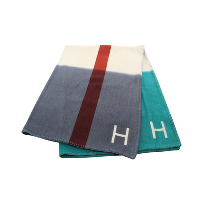 プレード H Dye ブランケット カシミヤ マルチカラー エルメス 財布・小物 HERMES