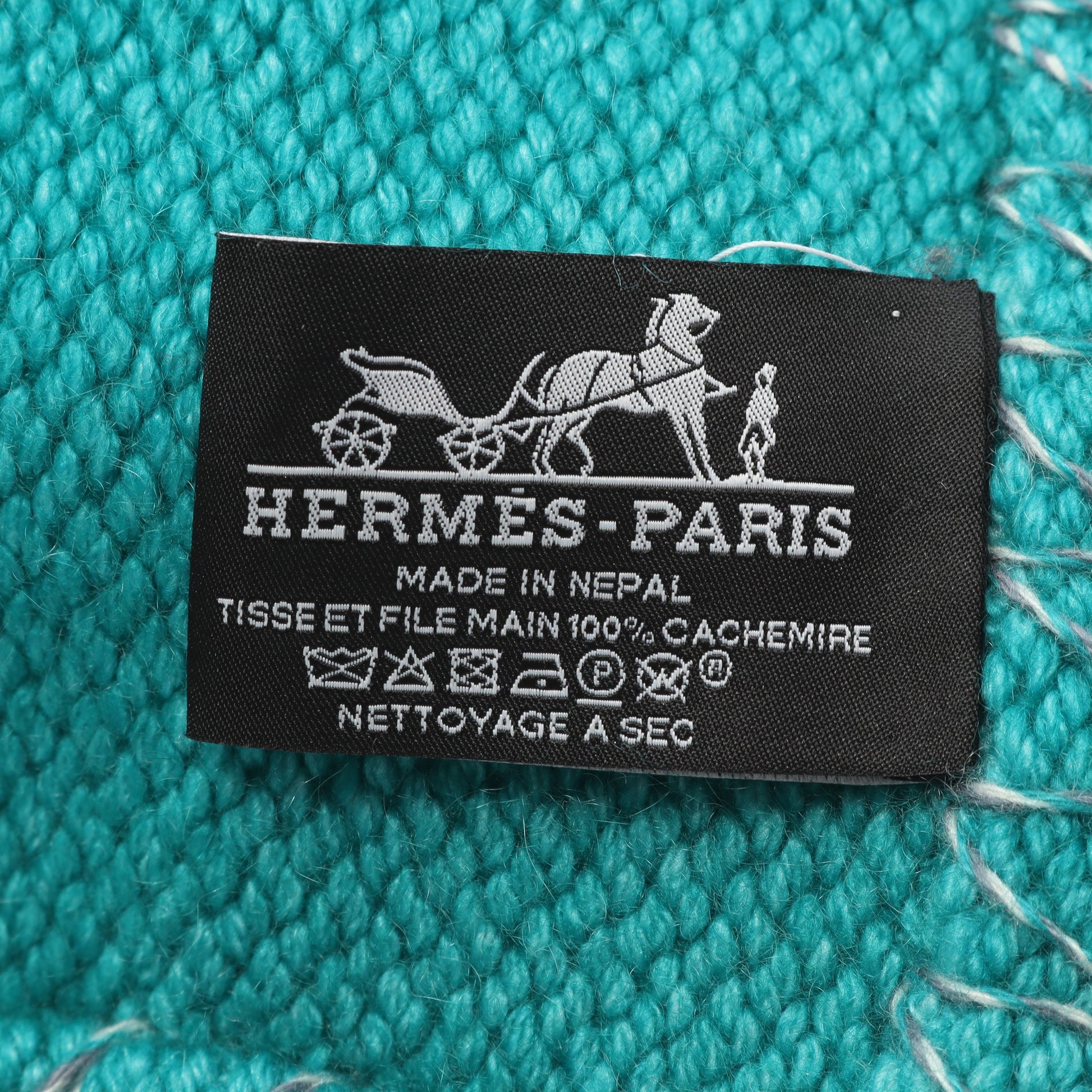 プレード H Dye ブランケット カシミヤ マルチカラー エルメス 財布・小物 HERMES