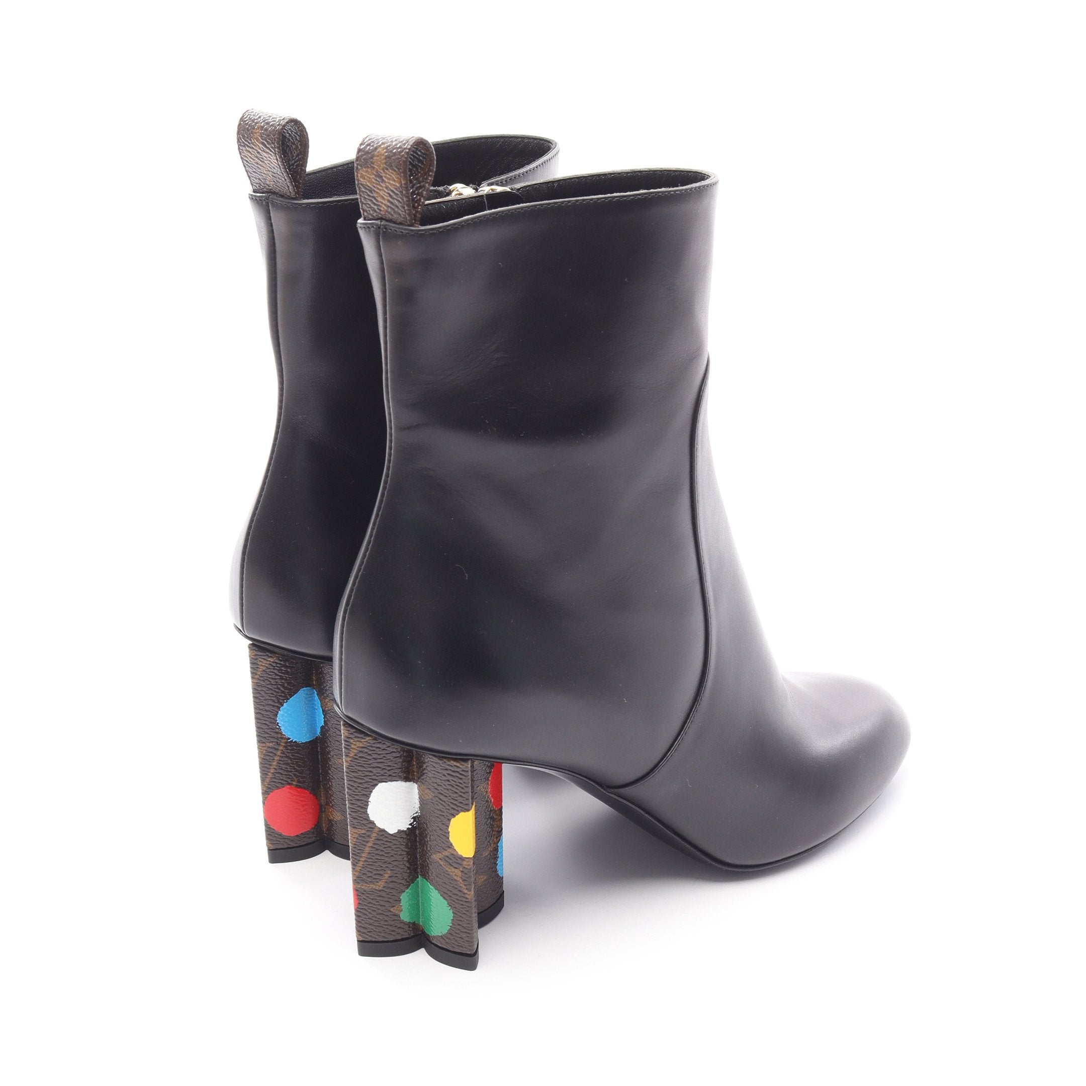 LV × YK シルエットライン ペインティッドドット モノグラム ショート