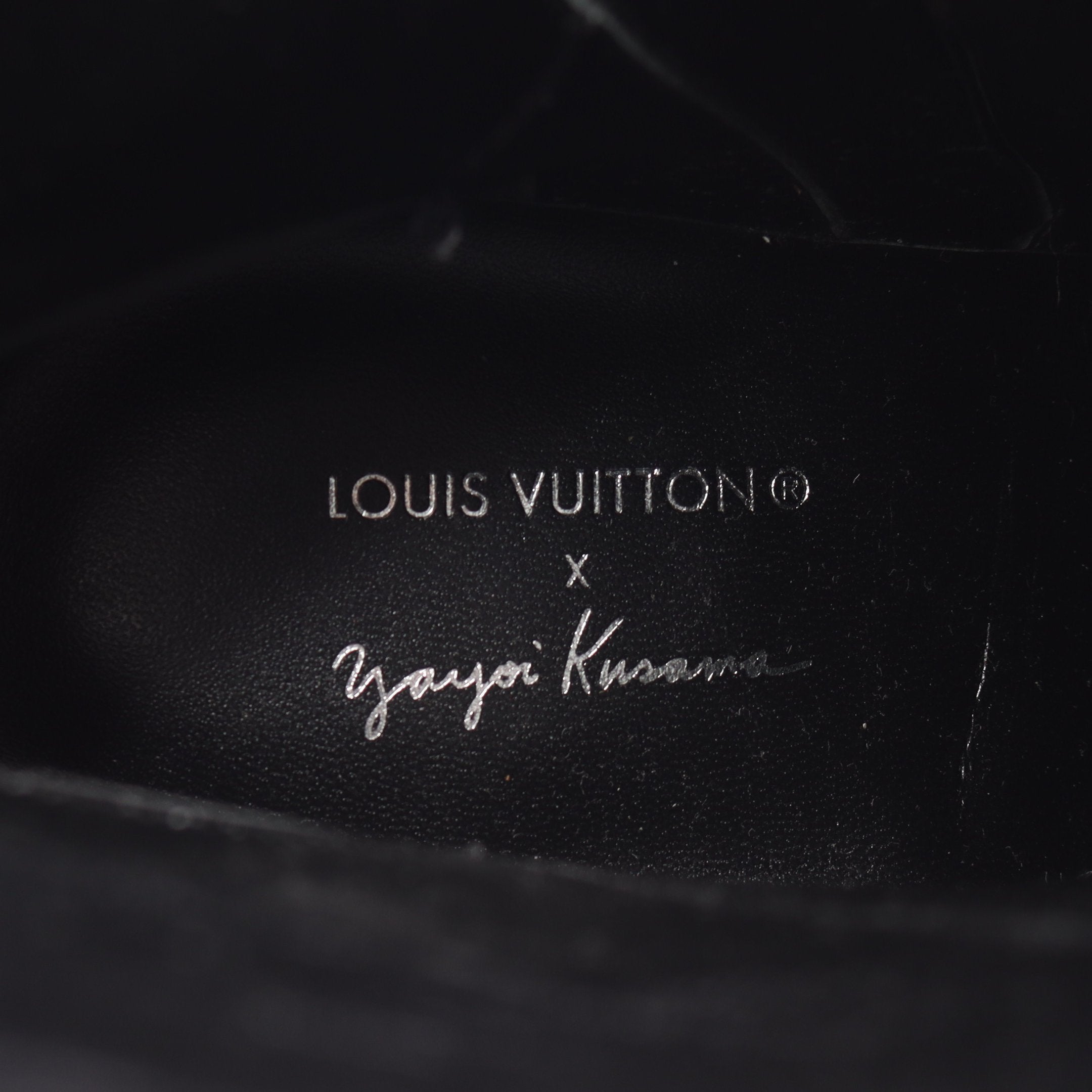 LV × YK シルエットライン ペインティッドドット モノグラム ショート