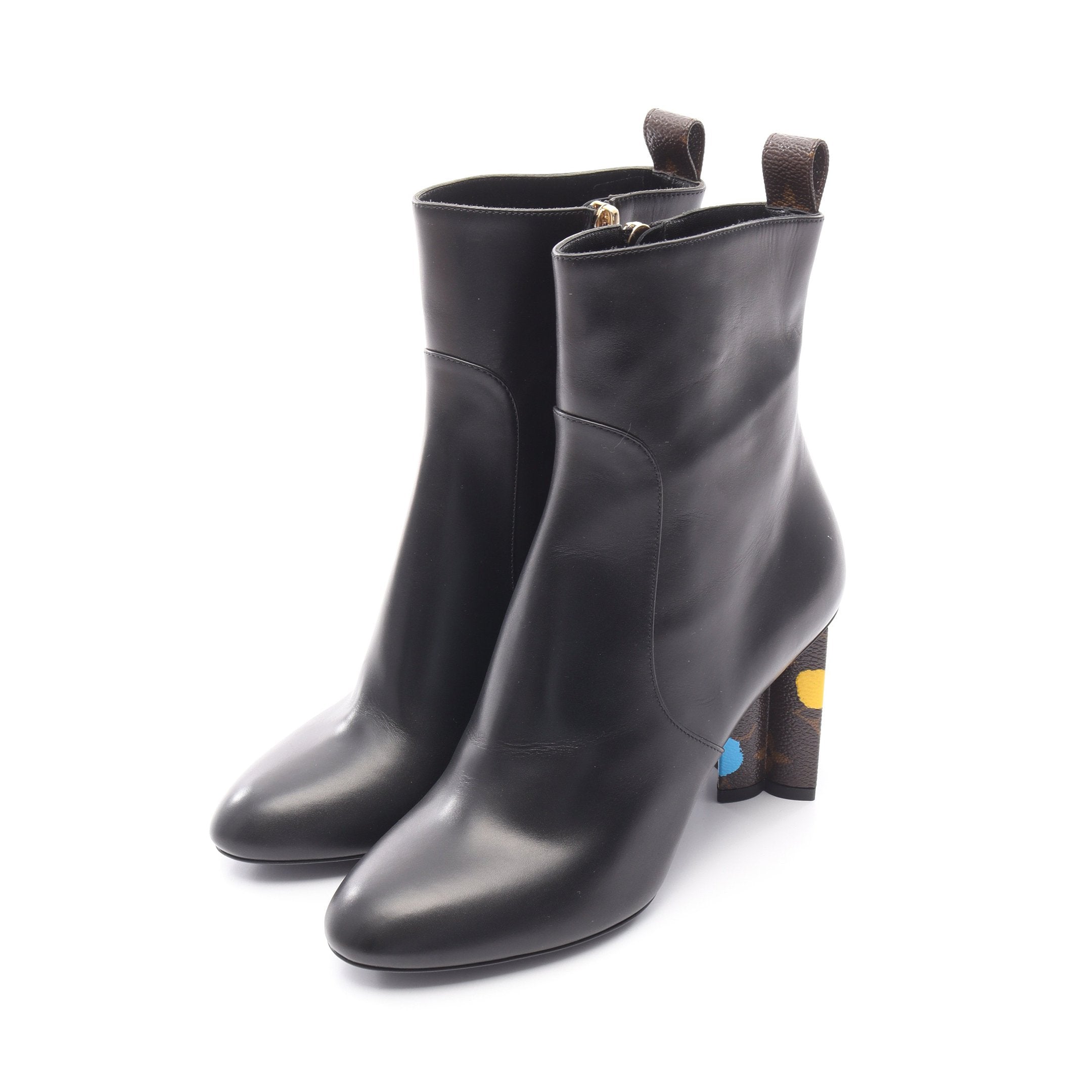 LV × YK シルエットライン ペインティッドドット モノグラム ショート