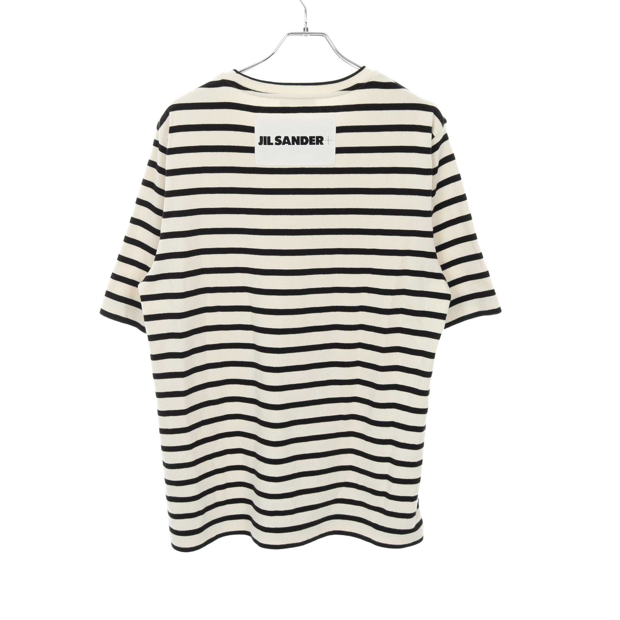 JIL SANDER 半袖カットソー アイボリー/ブラック