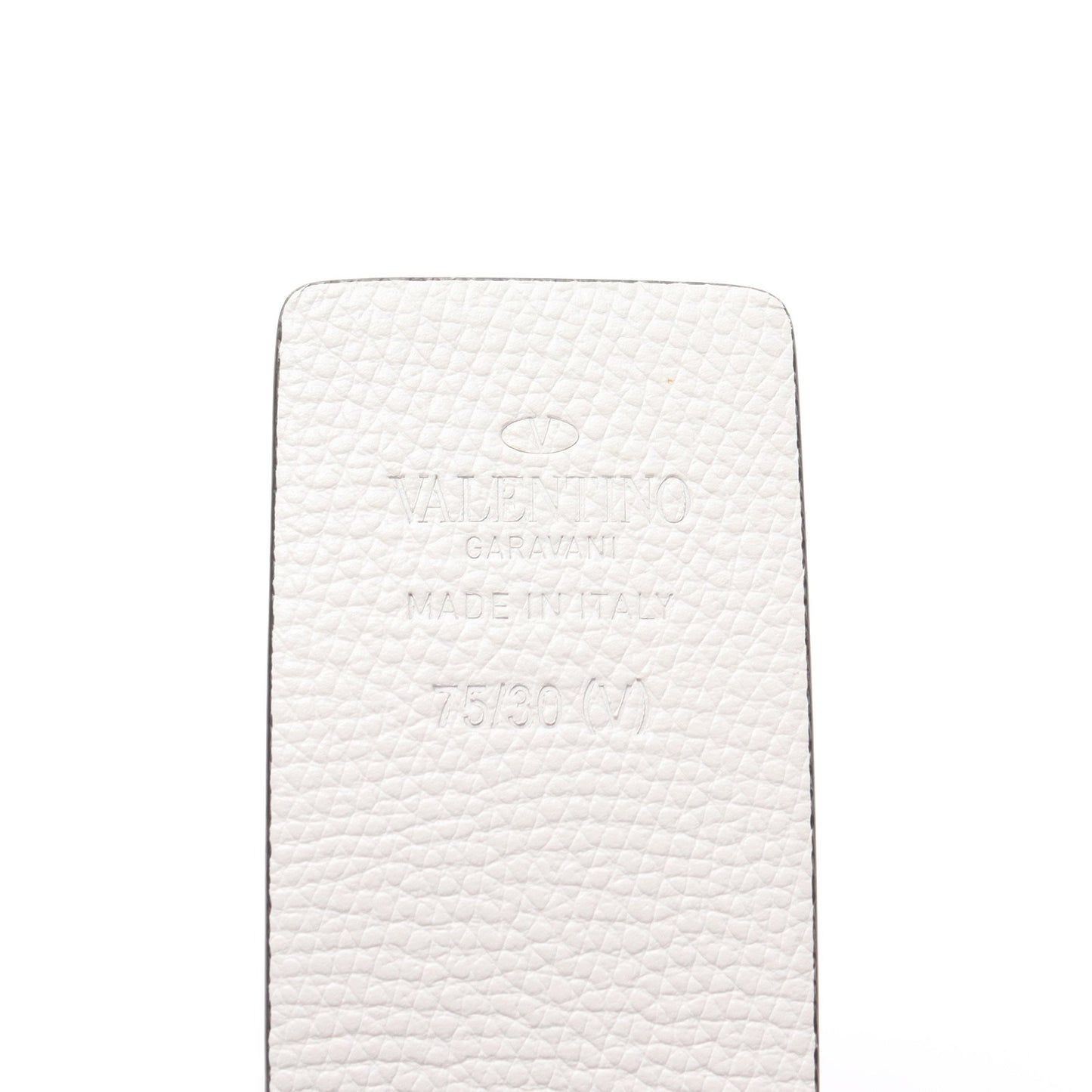 Vロゴ シグネチャー ベルト レザー ホワイト リバーシブル ヴァレンティノガラヴァーニ 財布・小物 VALENTINO GARAVANI